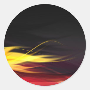 Hot Flams Ronde Sticker