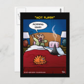 "Hot Flash" Briefkaart (Voorkant / Achterkant)