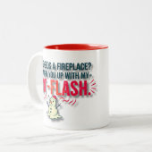 Hot-Flash Christmas Mug | Funny Menopause Gift  (Devant gauche)