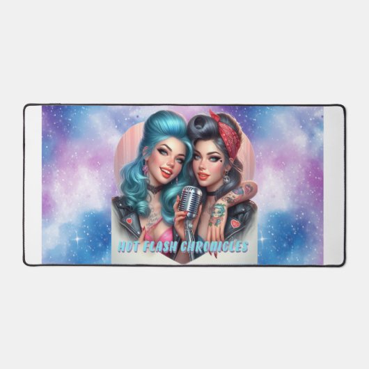 Hot Flash Chronicles Retro Grand Jeu Mousepad (Recto)