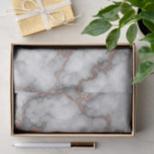 Hot-Foil Roos Gold Marble Design Tissuepapier (Geschenk)