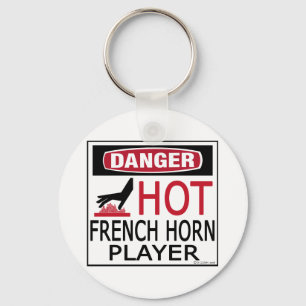 Hot-French Horn Player Sleutelhanger