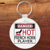Hot-French Horn Player Sleutelhanger (Voorkant)