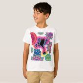 Hot Frog Surf Boho Psychedelic T shirt. T-shirt (Voorkant volledig)