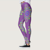 Hot Frog Surf psychedelische BoHo leggings paarse. (Links)