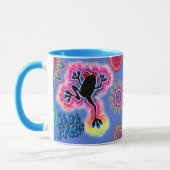 Hot Frog Surf twee-tonige koffie mok. Mok (Links)