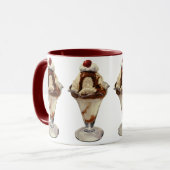 hot Fudge Ice Cream Sundae-desserts Mok (Voorkant links)