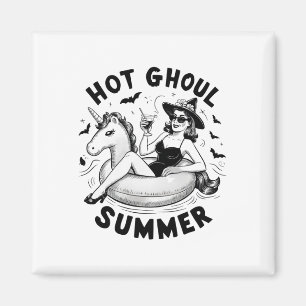 Hot Ghoul Zomer Grappige Halloween Outfit Kostuums Magneet