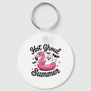 Hot Ghoul Zomer Halloween Ghost Pool Party Sleutelhanger