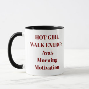 Hot Girl Walk Energie Mok