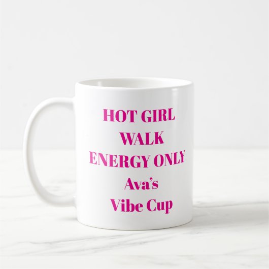 Hot Girl Walk Energy Mug (Gauche)