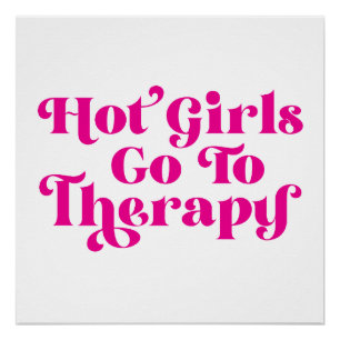 Hot Girls gaan naar therapie Perfect Poster