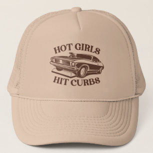 Hot Girls Hit Curbs - Tan Trucker Pet