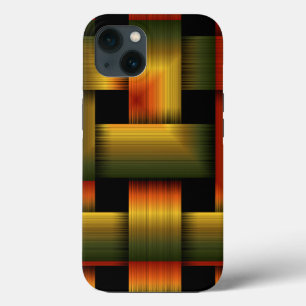 Hot Gold Weave iPhone 13 Hoesje