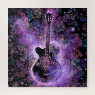 Hot Guitar - Rock Music - Magic Dance - Schilderen Legpuzzel