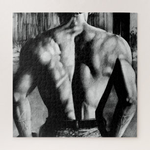 Hot Guy Beste Terug Originele Kunst Tekening Legpuzzel