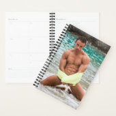 Hot Guy S'Agenouille Dans L'Eau Sexy Shirless Musc (Devant avec enveloppe)