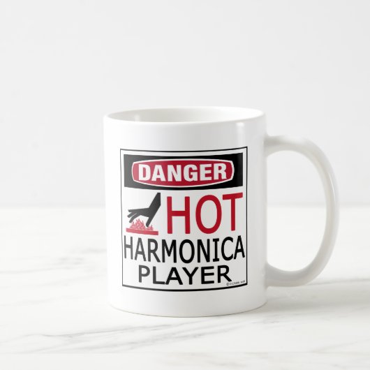 Hot Harmonica Player Koffiemok (Rechts)