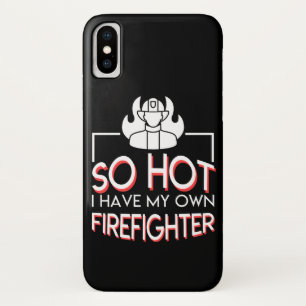 Hot have Ewn Firefighter Wife Vriendin iPhone X Hoesje
