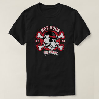 Hot Hogs™ Classic Mannen Black Passenger T-Shirt