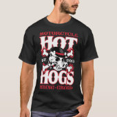 Hot Hogs™ Classic Mannen Black Passenger T-Shirt (Voorkant)
