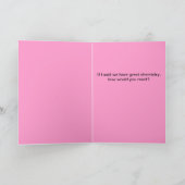 Hot Honey periodieke tabel Valentijn kaart (Binnen)