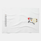 Hot Hot Hot Hot-warme keuken - keuken-/keukenhandd Theedoek (Horizontaal)