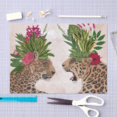 Hot House Leopards | A Paar Tissuepapier (Craft)