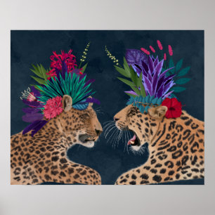 Hot House Leopards   Een paar Poster