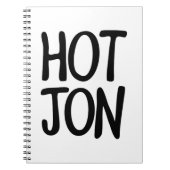 HOT JON NOTITIEBOEK (Voorkant)