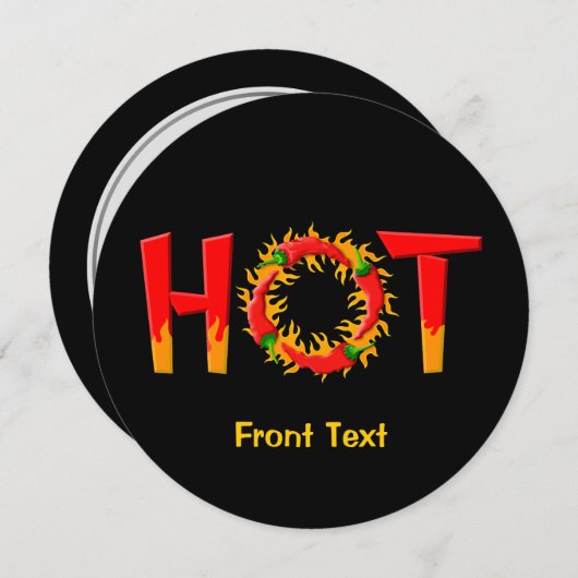 HOT KAART (Voorkant / Achterkant)