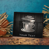 Hot-koffie; kool fotoplaat (Zijkant)