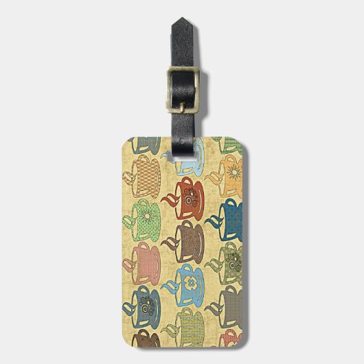 HOT KOFFIE OF THA BAGAGELABEL (Voorkant verticaal)