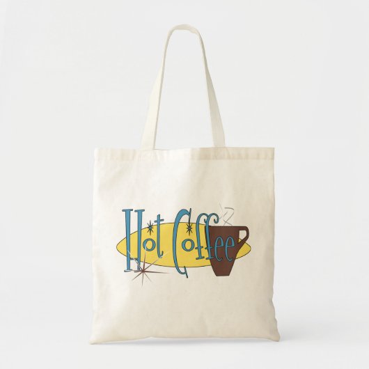 Hot-koffie Tote Bag (Voorkant)