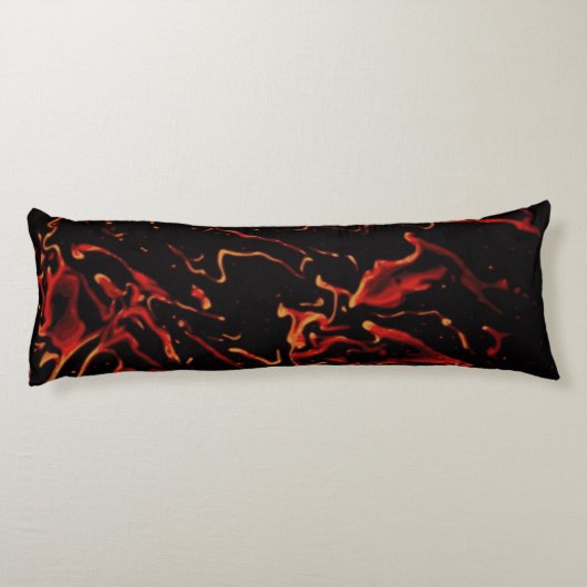 Hot-lava - pas uw eigen laptop aan lichaamskussen (Achterkant)