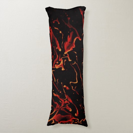 Hot-lava - pas uw eigen laptop aan lichaamskussen (Voorkant Verticaal)