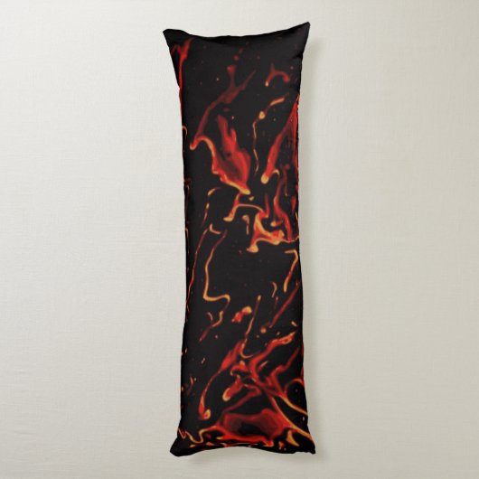 Hot-lava - pas uw eigen laptop aan lichaamskussen (Achterkant (Verticaal))