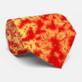 Hot-lava-Stropdas-kleurstof Stropdas (Opgerold)