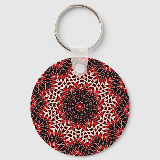 Hot Leaf Kaleidoscope Sleutelhanger (Voorkant)