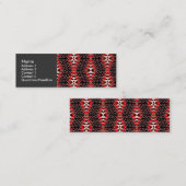 Hot Leaves Mini Visitekaartje (Voorkant / Achterkant)