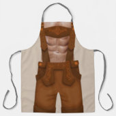 Hot Lederhosen Schort (Voorkant)