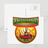 Hot-line Pepper-producten Briefkaart (Voorkant / Achterkant)