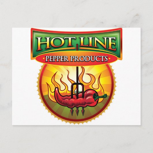 Hot-line Pepper-producten Briefkaart (Voorkant)