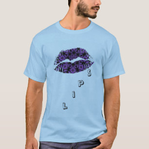 Hot-lips dames AA-Pet Sleeve T-shirt
