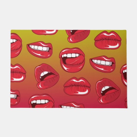Hot Lips Deurmat (Voorkant)