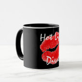 "Hot Lips Diva" Mug - Personnalisable (Devant gauche)
