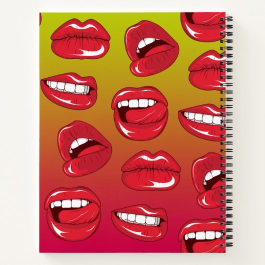 Hot Lips Notitieboek (Achterkant)