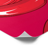 Hot Lips Poster (Hoek)