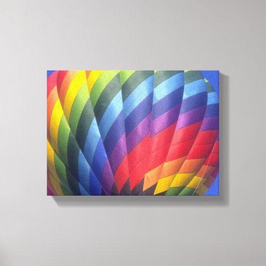 Hot-luchtballon (4) canvas afdruk (Voorkant)