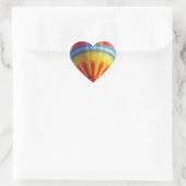 Hot-luchtballon Hart Sticker (Tas)